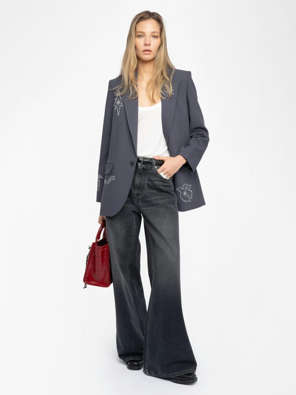 Zadig & Voltaire Vival Blazer, Anthracite.
