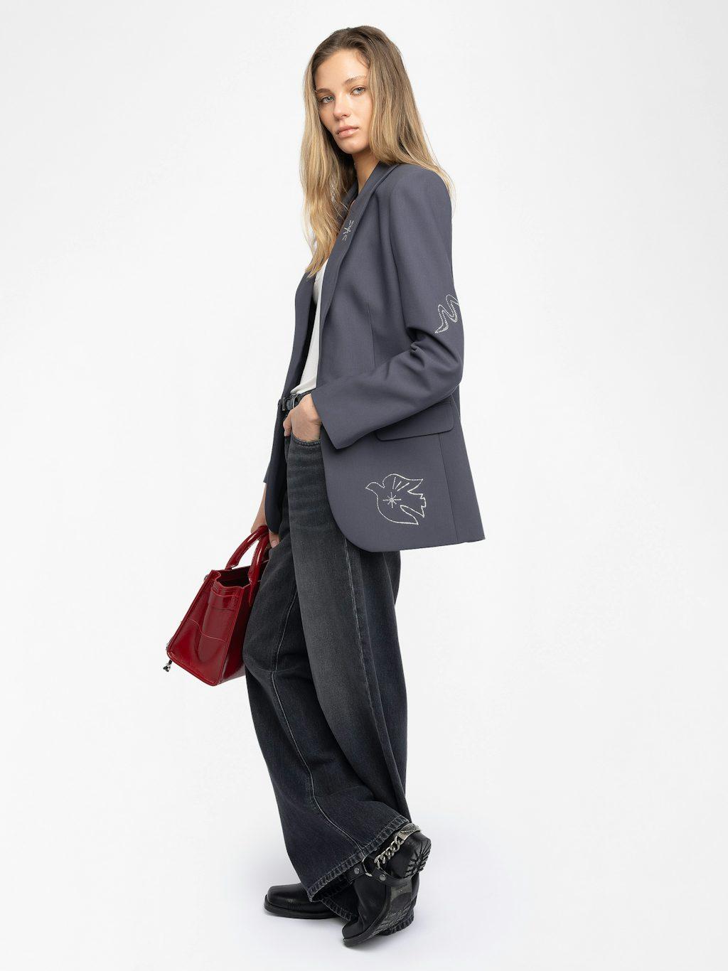 Zadig & Voltaire Vival Blazer, Anthracite.
