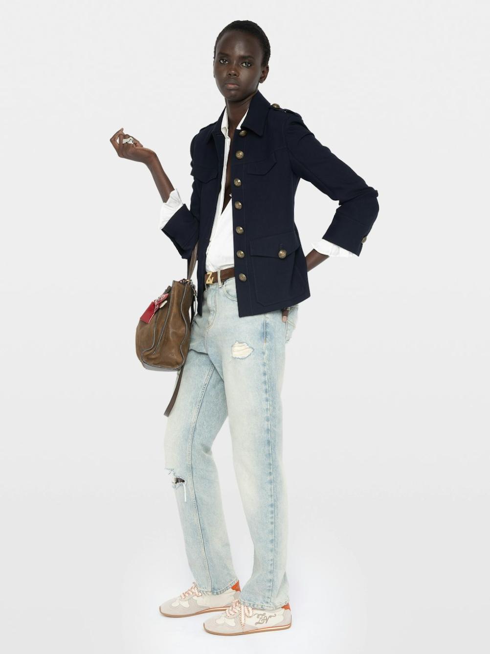 Zadig & Voltaire Veraman Blazer, Encre.