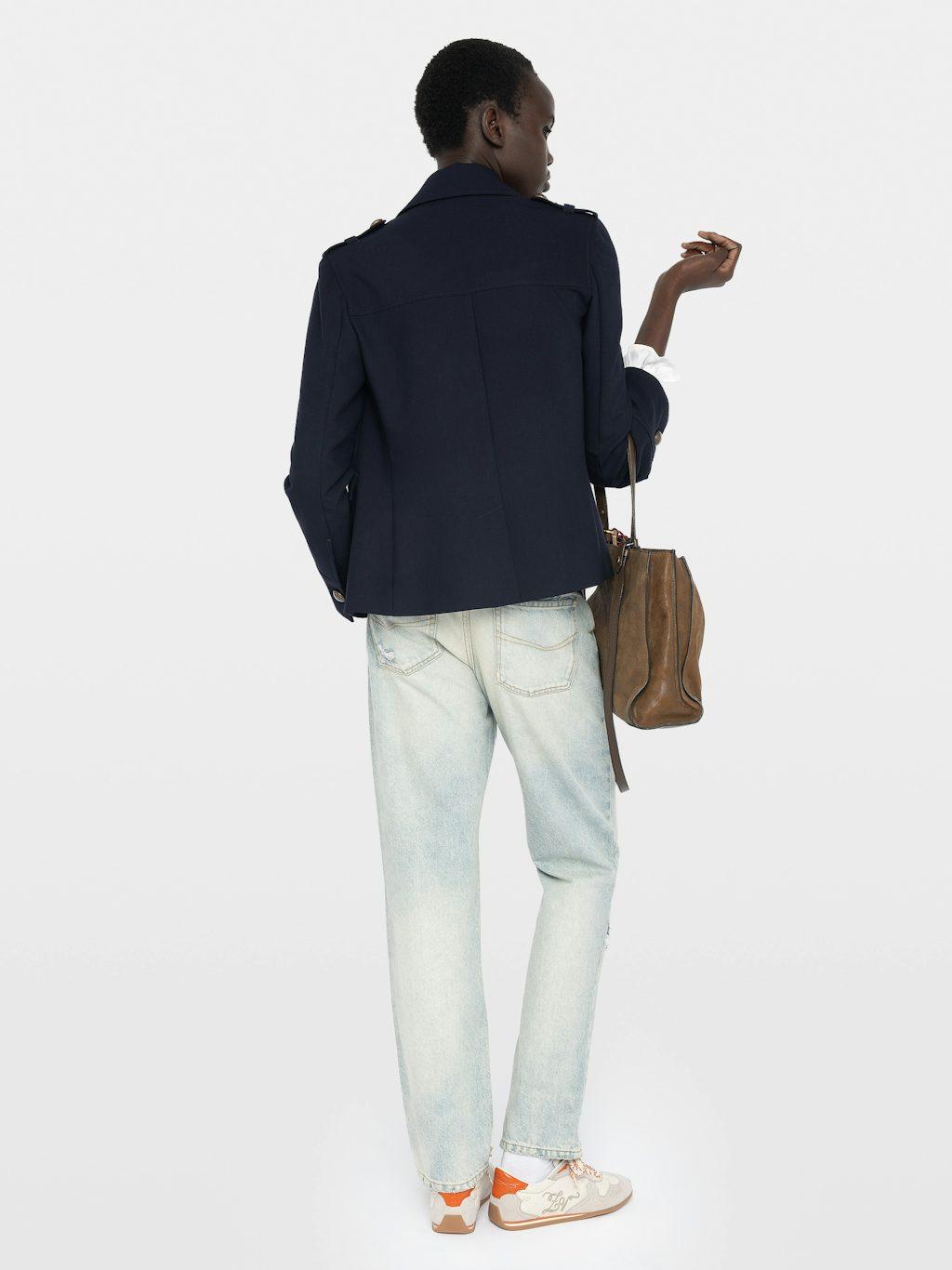 Zadig & Voltaire Veraman Blazer, Encre.