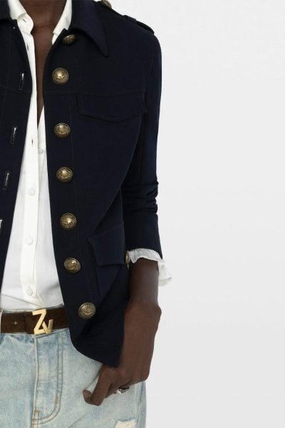 Zadig & Voltaire Veraman Blazer, Encre.