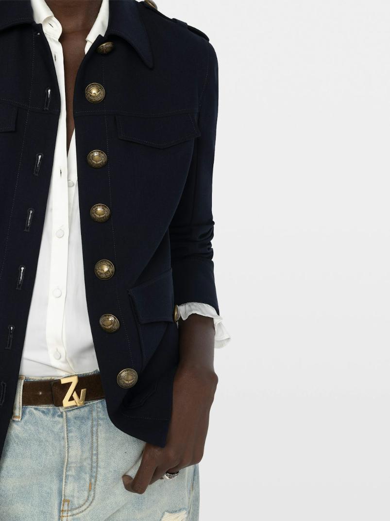 Zadig & Voltaire Veraman Blazer, Encre.
