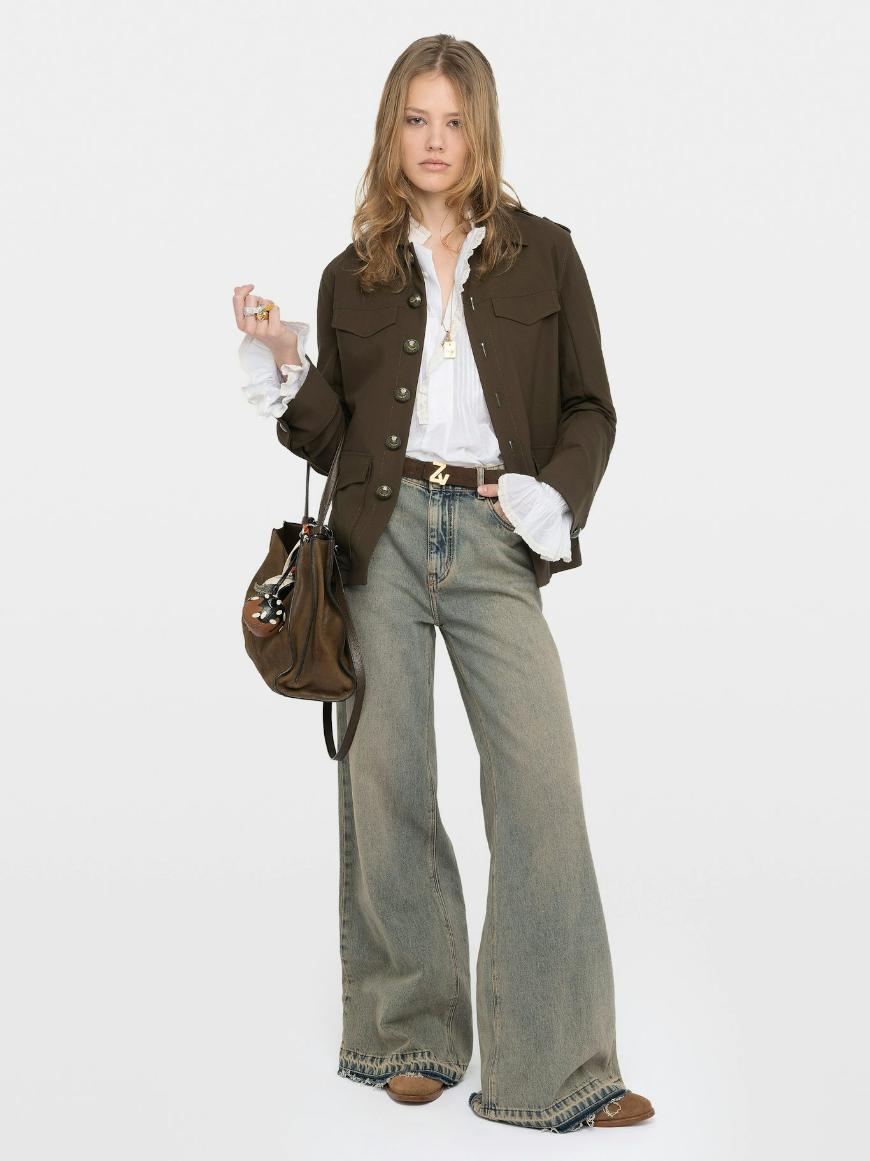 WWBL01981_MOSS_SHOOTING_6989fb273b9f4 Zadig & Voltaire Veraman Blazer, Moss.