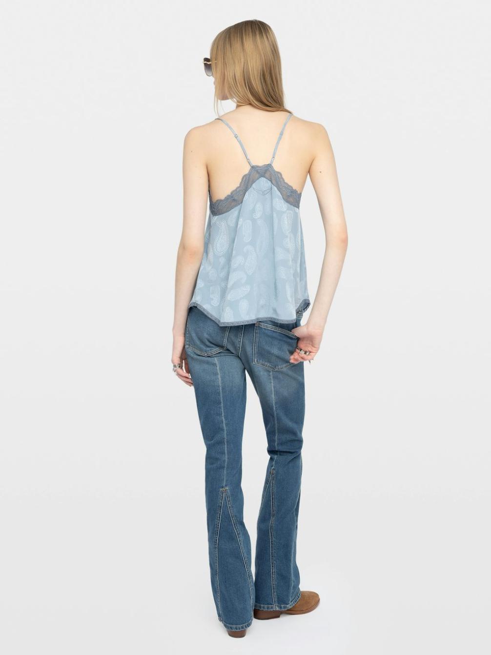 Zadig & Voltaire Christy Camisole, Sky.