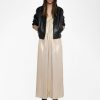 Zadig & Voltaire Rippie Satin Dress, Gold.