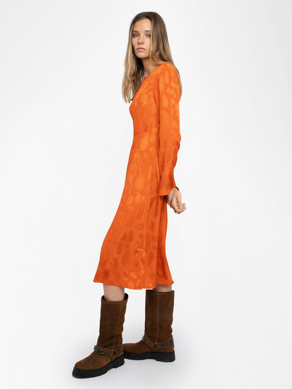 Zadig & Voltaire Randon Dress, Tangerine.