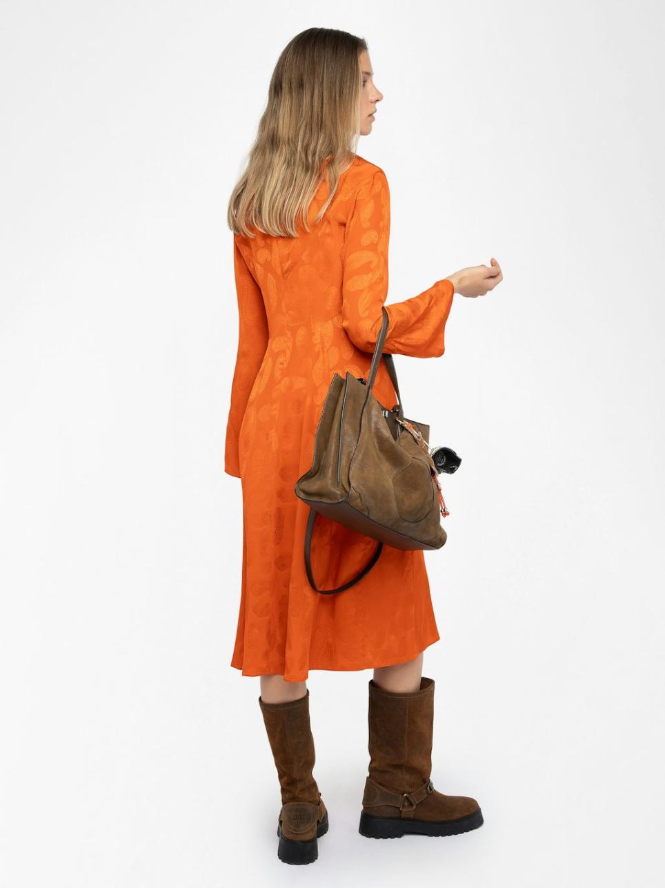 Zadig & Voltaire Randon Dress, Tangerine.