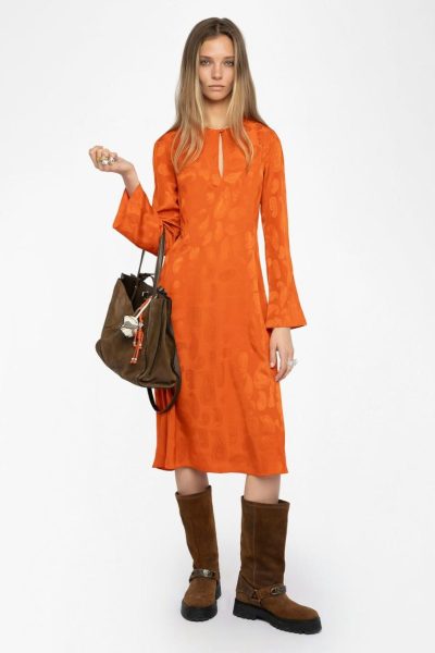 Zadig & Voltaire Randon Dress, Tangerine.