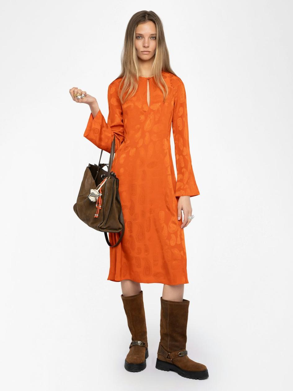 Zadig & Voltaire Randon Dress, Tangerine.