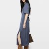 Zadig & Voltaire Rodalan Satin Dress, Storm.