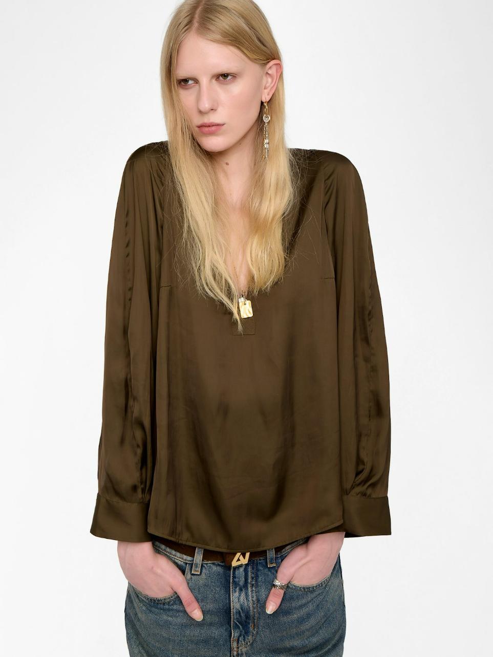 Zadig & Voltaire Torny Satin Tunic