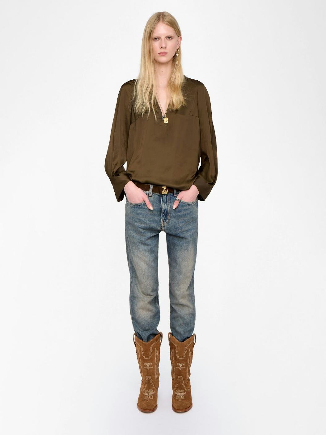 Zadig & Voltaire Torny Satin Tunic