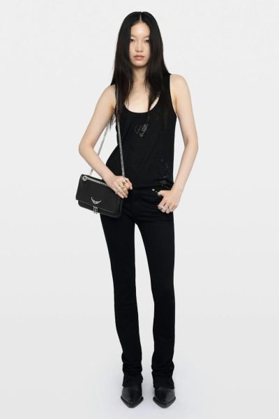 Zadig & Voltaire Lee Tank Top, Black.