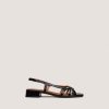 Jonak Argos Sandals, Shiny Black Leather.