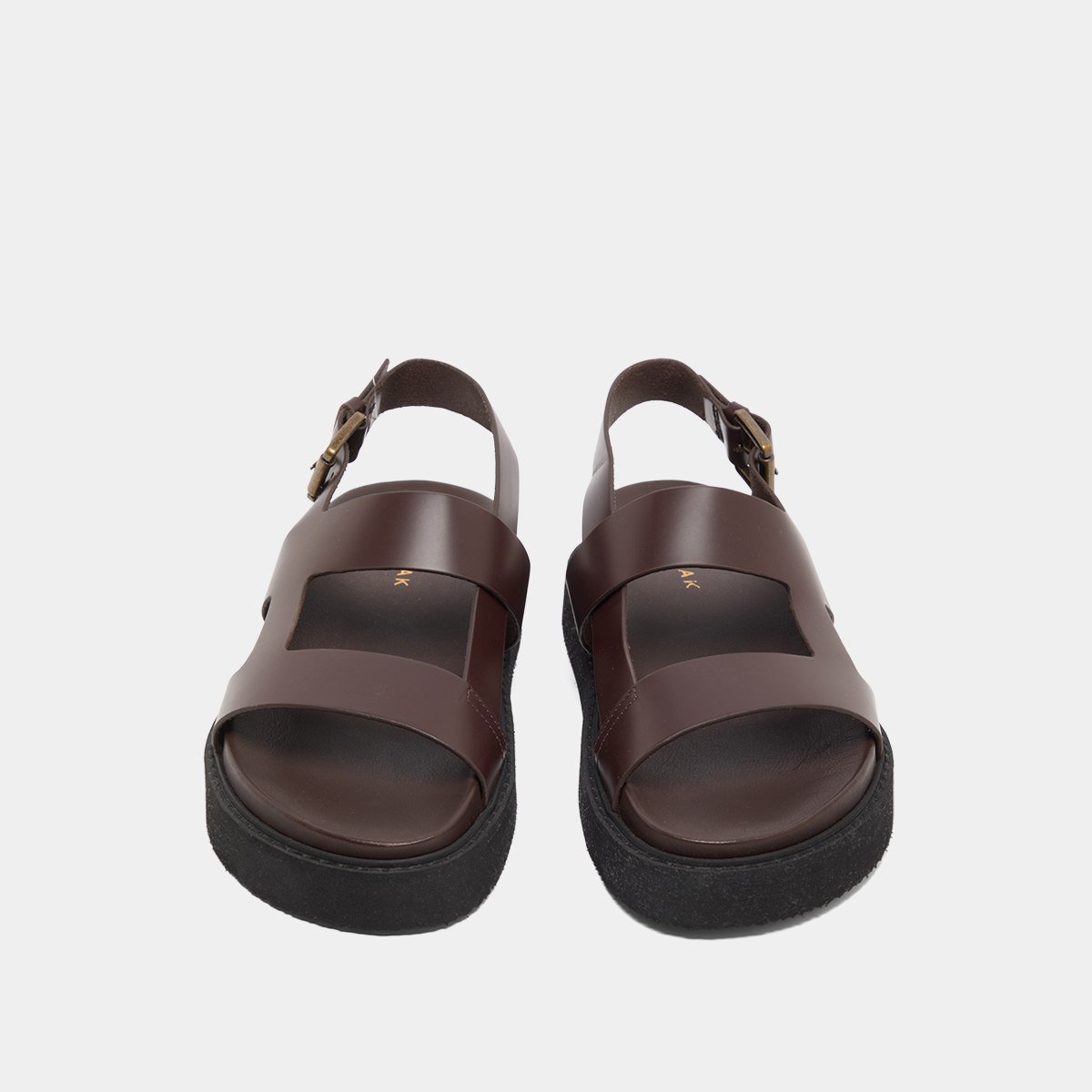 Jonak Lagune Platform Sandals, Brown Glazed Leather