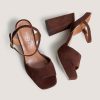 3200448-22 (3) Jonak Vlada Heeled Sandals, Brown Velvet