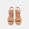 3200448-9 (1) Jonak Vlada Heeled Sandals, Camel Velvet