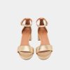 3200455-32 (1) Jonak Verdi Heeled Sandals, Gold Cracked Leather