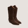 3300311-24 (4) Jonak Delea Boots, Dark Brown Suede