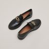 3500158-26-3 Jonak Delphes Loafers, Black Leather