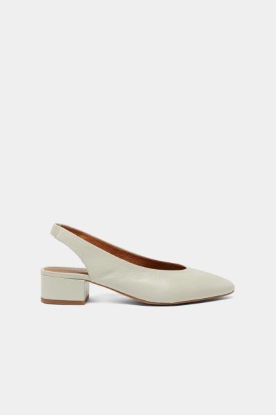 Jonak Vince Ballet Flats, Ecru Distressed Leather
