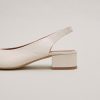 Jonak Vince Ballet Flats, Ecru Distressed Leather
