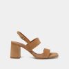 Jonak Vico Heeled Sandals, Camel Velvet