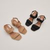 Jonak Vico Heeled Sandals, Camel Velvet