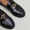 Jonak Delphy Loafers, Black Leather