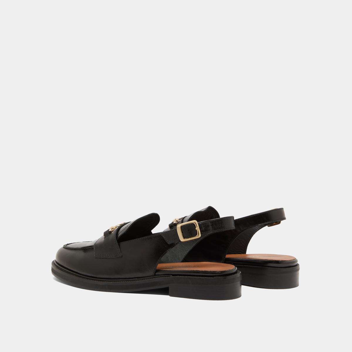 Jonak Delphy Loafers, Black Leather