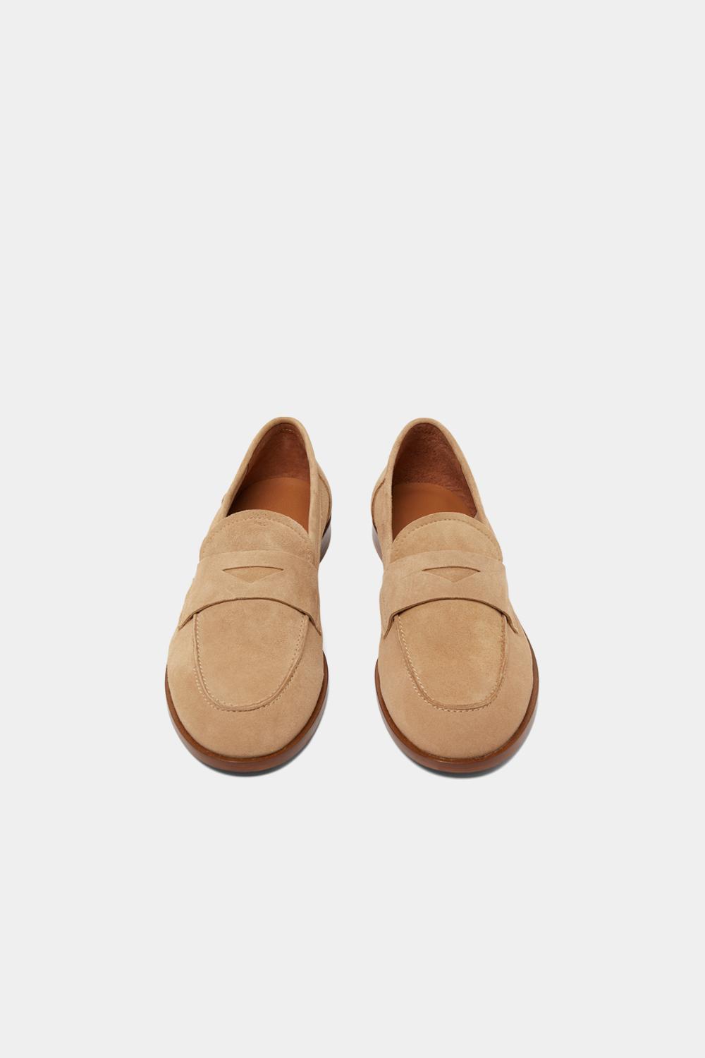 3600198-9 Jonak Thelma Loafers, Camel Velvet