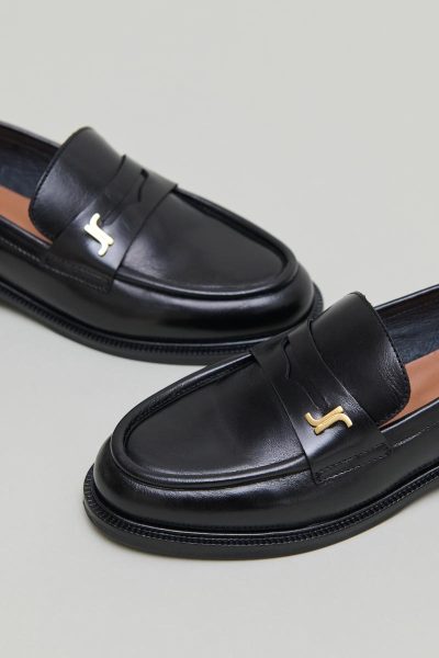 Jonak Duedi Loafers, Black Leather