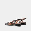 Jonak Anaya Sandals, Black Shiny Leather