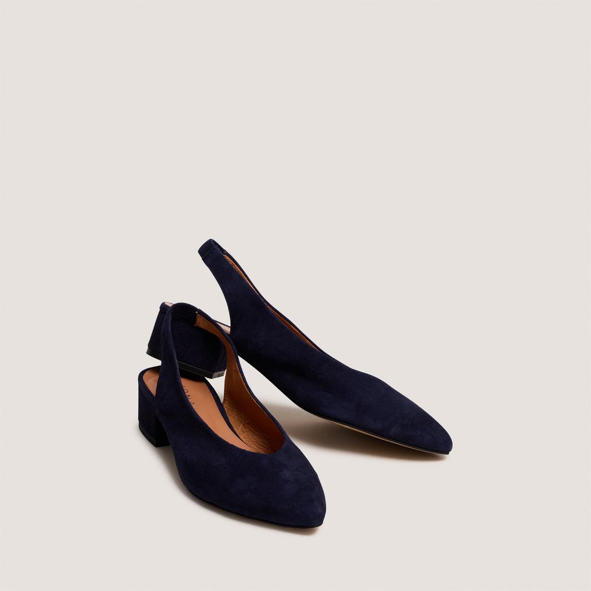 Jonak Vince Ballet Flats, Navy Suede