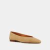 3800162-9 (5) Jonak Dassus Ballet Flats, Camel Velvet
