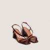 3800402-22 (2) Jonak Vimy Sandals, Brown Shiny Leather