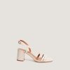 Jonak Vimy Sandals, Ecru Aged Leather.