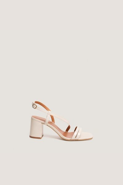 Jonak Vimy Sandals, Ecru Aged Leather.