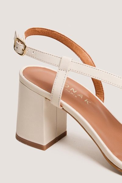 Jonak Vimy Sandals, Ecru Aged Leather.