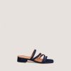 Jonak Alpilles Mules, Navy Blue Denim