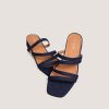 Jonak Alpilles Mules, Navy Blue Denim
