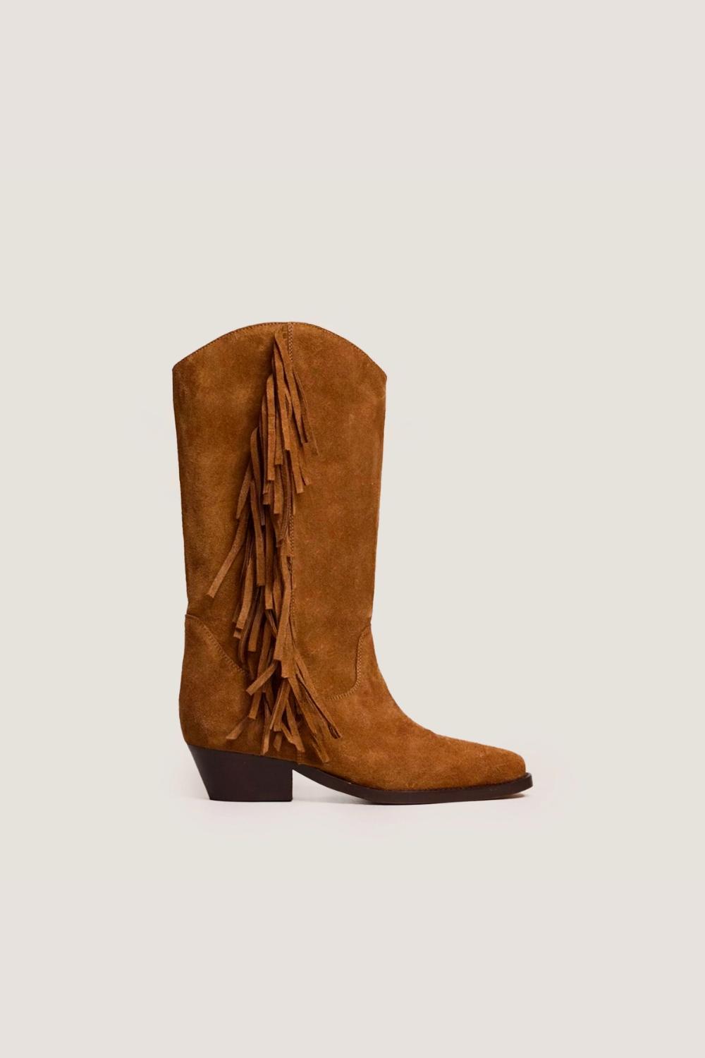 Jonak Defrange Boots, Cognac Suede.