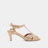 Jonak Doliate Sandals, Platinum Laminated Velvet.