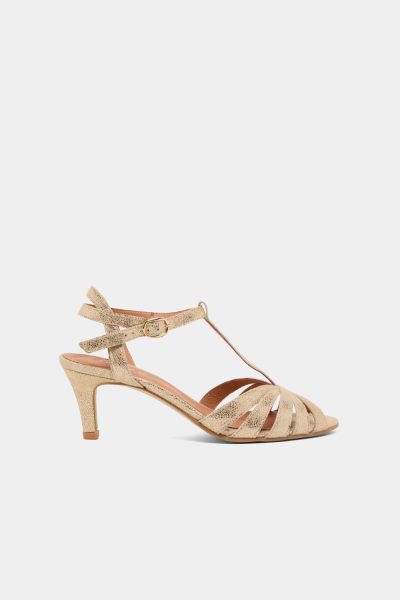 Jonak Doliate Sandals, Platinum Laminated Velvet.