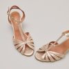 Jonak Doliate Sandals, Platinum Laminated Velvet.