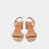 Jonak Via Heeled Sandals, Camel Velvet