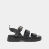 Jonak Priame Platform Sandals, Black Leather