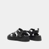 Jonak Priame Platform Sandals, Black Leather