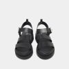 Jonak Priame Platform Sandals, Black Leather