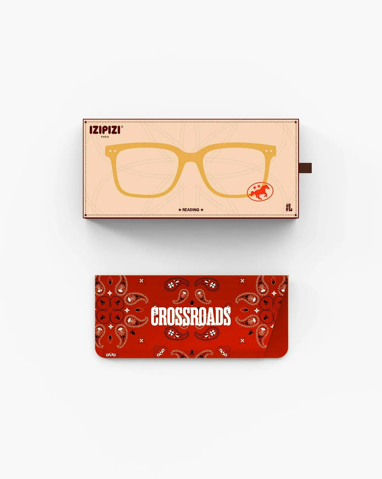 IZIPIZI #L Reading Glasses, Golden Canyon.